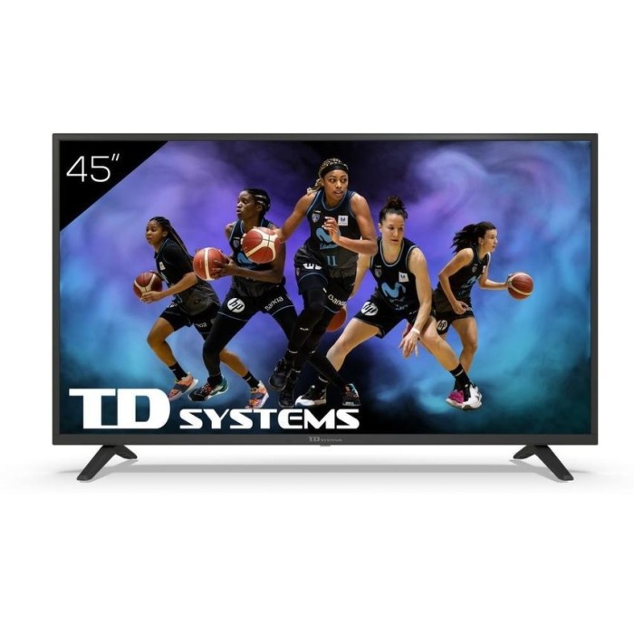 OFERTA EXPOSICION  TV TD SYSTEMS K45DLJ12US 45" FHD SMART ANDROIDTV WIFI USB HDMI NEGRO