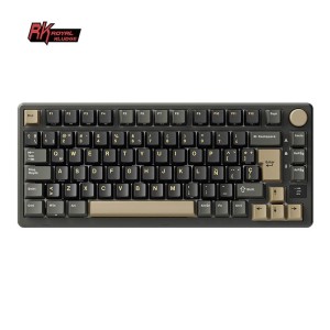 Teclado Gaming Royal Kludge RKM75 ISO-ES Hot-Swappable Switch Brown Wireless Phantom