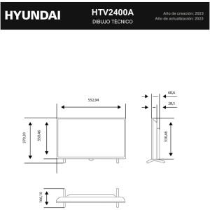 Smart TV TFT 24 Hyundai HTV2400A