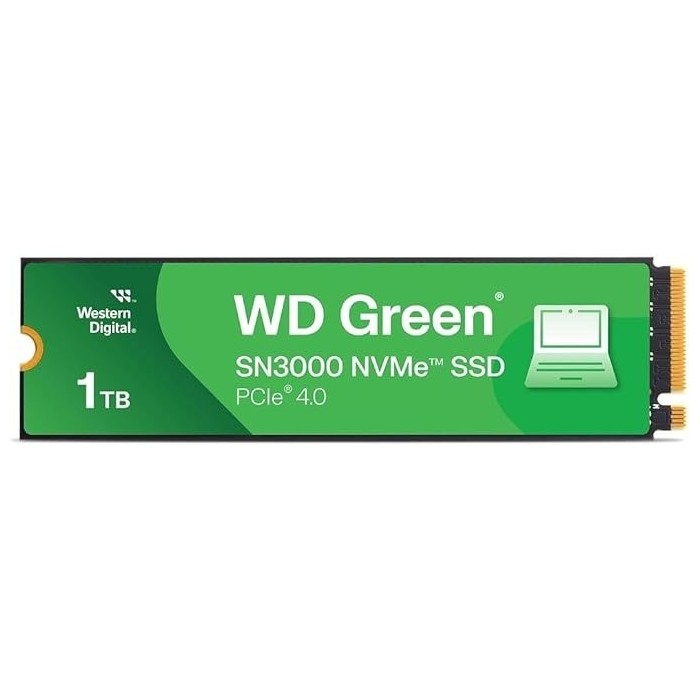 Western Digital WD Green SN3000 WDS100T4G0E-00CPS0 - SSD - 1 TB - interno - M.2 2280 - PCIe 4.0 x4 (NVMe)