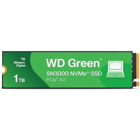 Western Digital WD Green SN3000 WDS100T4G0E-00CPS0 - SSD - 1 TB - interno - M.2 2280 - PCIe 4.0 x4 (NVMe)