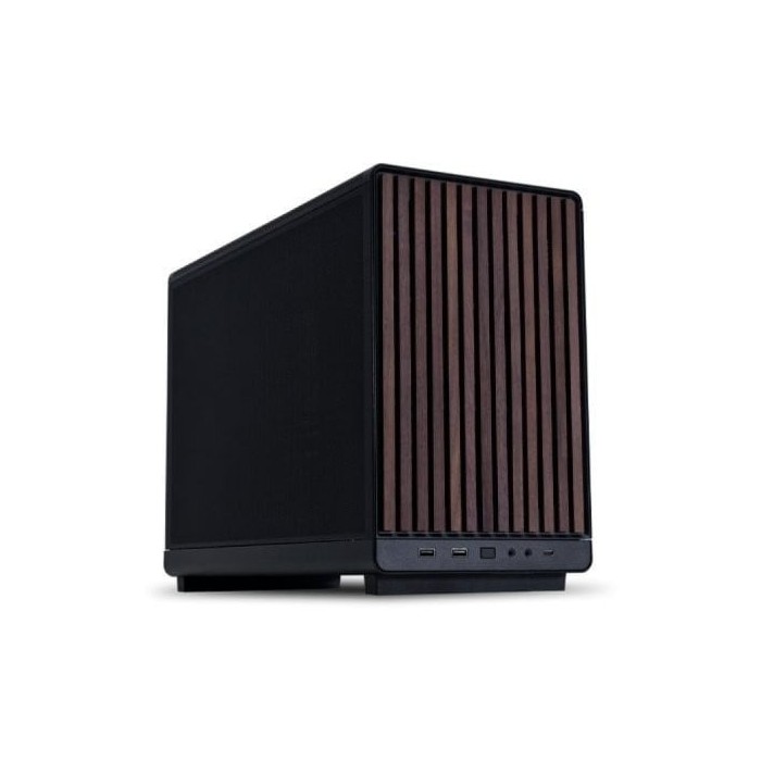 Torre PC Lian-Li X Dan A3 Wood Micro-ATX Negro Madera Frontal Soporte 360mm