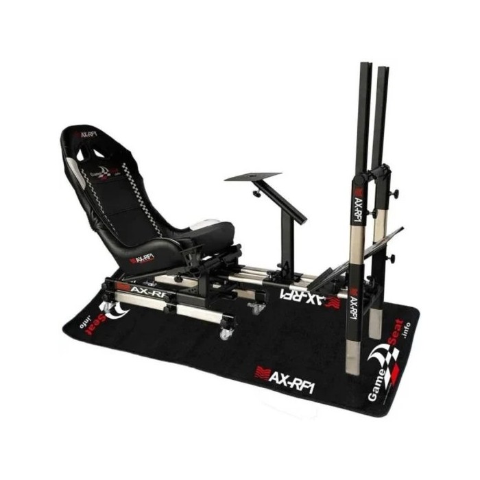 Simulador de carreras Blade GameSeat MAX RF-1 PRO+ Asiento Ajustable compatible con Fórmula 1 y Rally