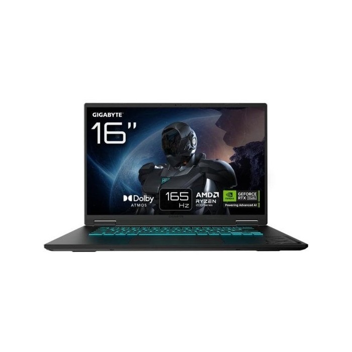 Portatil GIGABYTE Gaming A16 16"  AMD Ryzen 7 260 32GB 1TB SSD RTX 5070