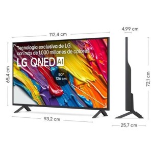 Televisor LG QNED AI 50QNED82A6B 127 cm (50") 4K Ultra HD Smart TV Wifi Negro
