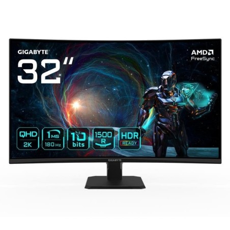 Monitor Gigabyte GS32QCA 31,5" QuadHD 180Hz VA Curvo FreeSync HDR