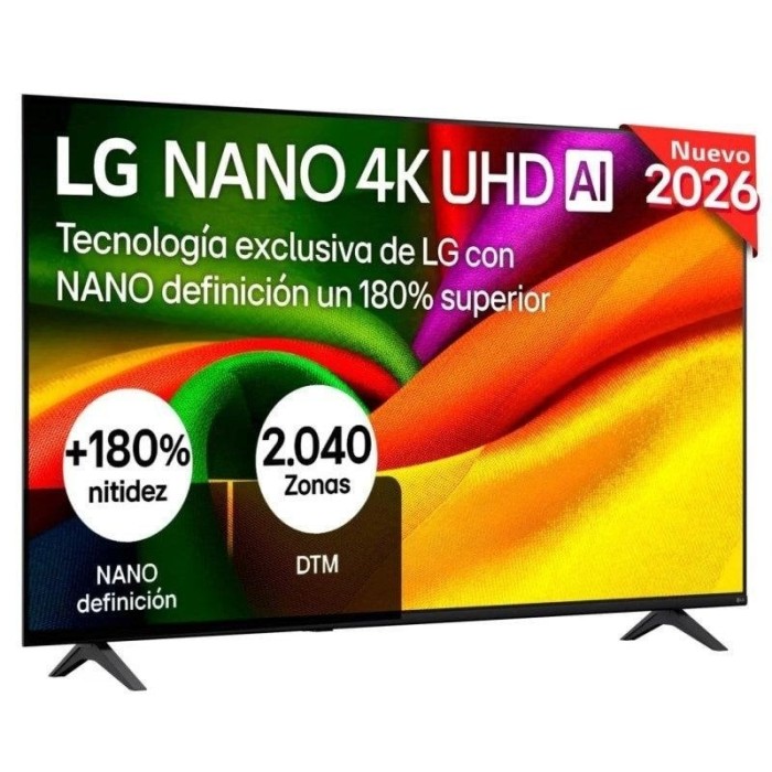 TV LG NANO 4K UHD AI 50NU8E0B3LA 50" 4K UltraHD 60Hz Smart TV webOS HDR10