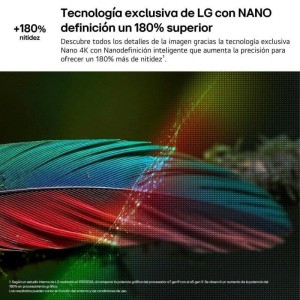 TV LG NANO 4K UHD AI 50NU8E0B3LA 50" 4K UltraHD 60Hz Smart TV webOS HDR10