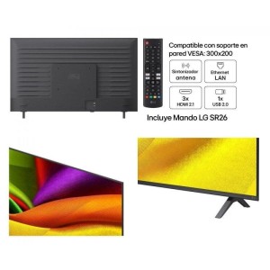 TV LG NANO 4K UHD AI 50NU8E0B3LA 50" 4K UltraHD 60Hz Smart TV webOS HDR10