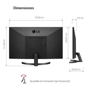 LG 32MN500M-B 31.5" LED IPS...