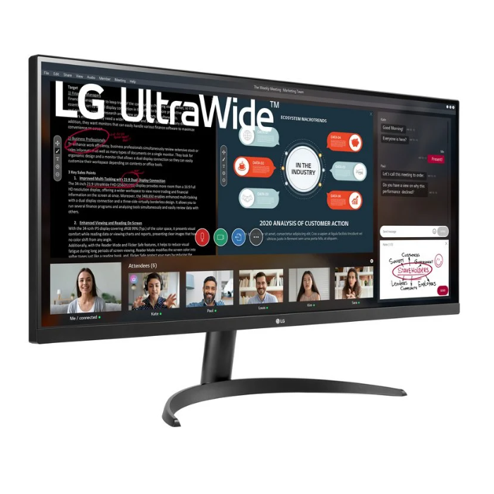 LG 34WP500-B 34" LED IPS UltraWide FullHD 75Hz FreeSync