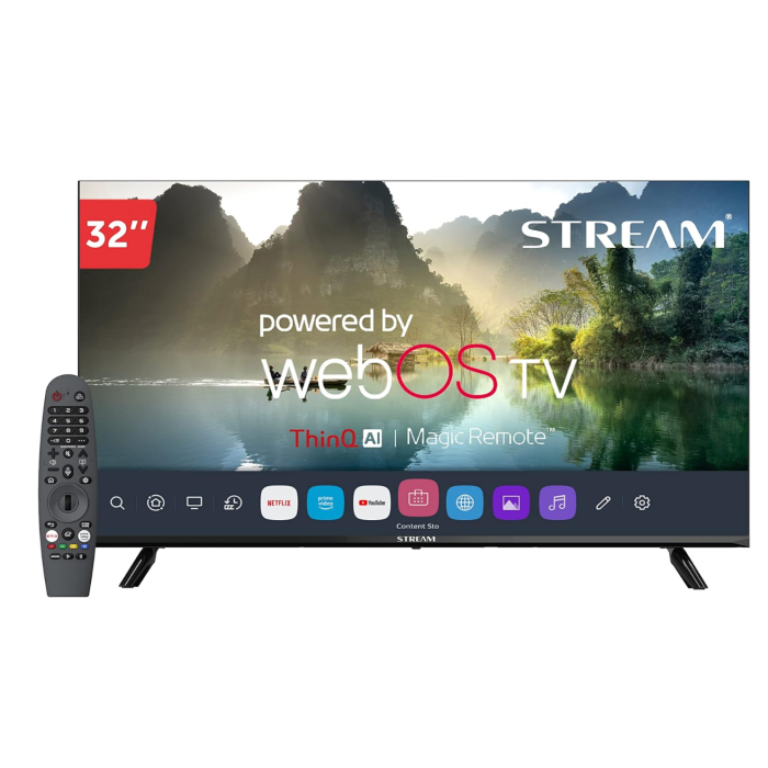 Stream Smart 32 Pulgadas, LG Magic Remote