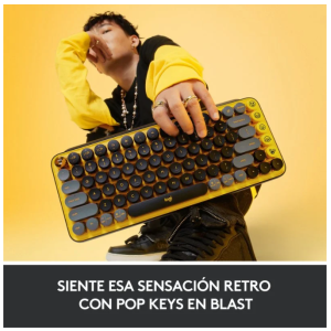 Logitech POP Keys Blast Teclado Mecánico Inalámbrico Switch Brown