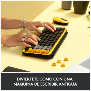 Logitech POP Keys Blast Teclado Mecánico Inalámbrico Switch Brown