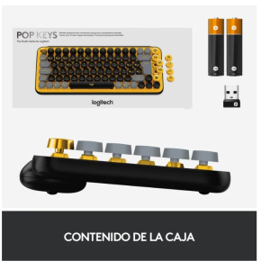 Logitech POP Keys Blast Teclado Mecánico Inalámbrico Switch Brown