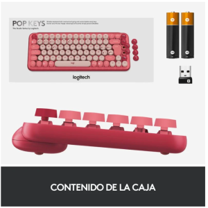 Logitech Pop Keys Heartbreaker Teclado Mecánico Inalámbrico