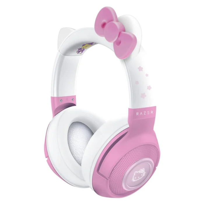 Razer Kraken Bluetooth Kitty Inalámbricos Blanco/Rosa