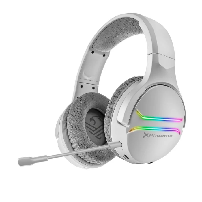 Phoenix Echo Auriculares Gaming Inalámbricos 7.1 RGB Blancos