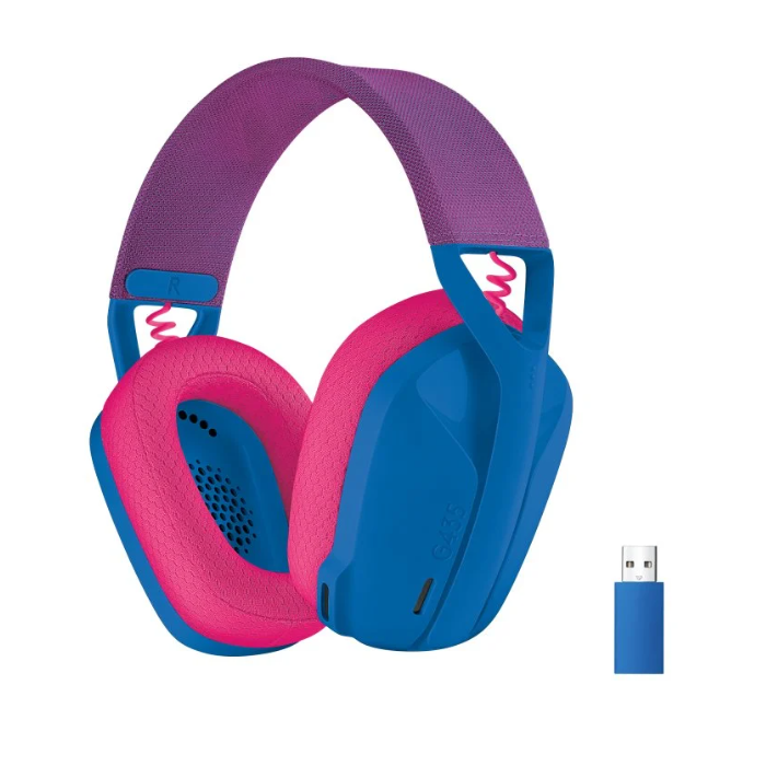 Logitech G435 LIGHTSPEED Auriculares Gaming Inalámbricos Azules