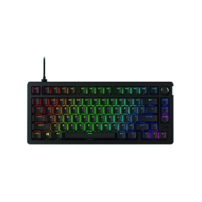 Teclado Mecánico Gaming RGB NegroHyperX Alloy Rise 75