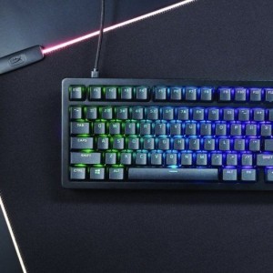 Teclado Mecánico Gaming RGB NegroHyperX Alloy Rise 75