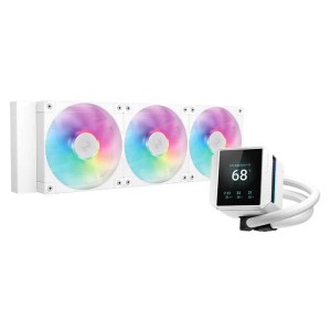 Refrigeración DeepCool Mystique 360 ARGB 360mm LCD Blanco