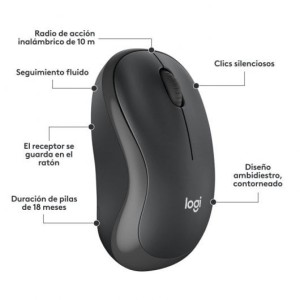 Logitech MK295 Silent Wireless Combo de Ratón y Teclado Inalámbricos