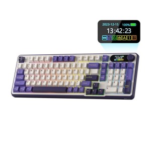 Teclado para Mac y Windows Royal Kludge RKS98 ISO-ES RGB Hot-Swappable Switch Chartreuse Wireless Blackberry