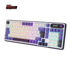 Teclado para Mac y Windows Royal Kludge RKS98 ISO-ES RGB Hot-Swappable Switch Chartreuse Wireless Blackberry