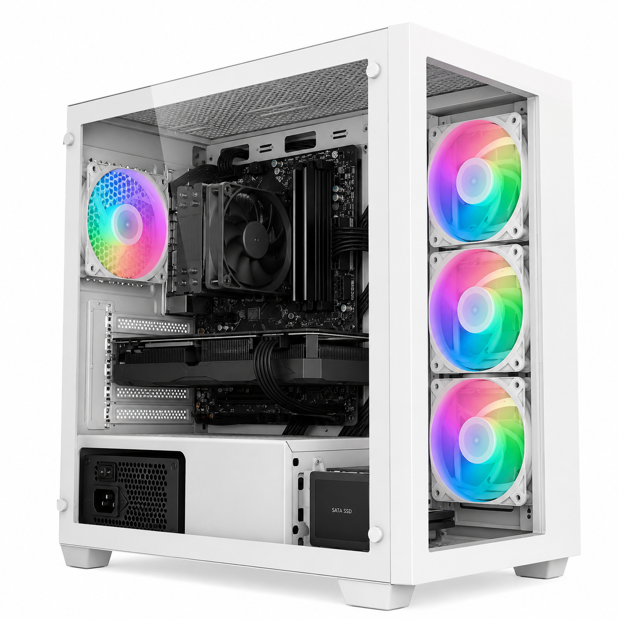 (29) Ordenador Gaming R9 5900XT - 32 RAM - SSD 1TB - RTX 5060 Ti + Windows 11 PRO
