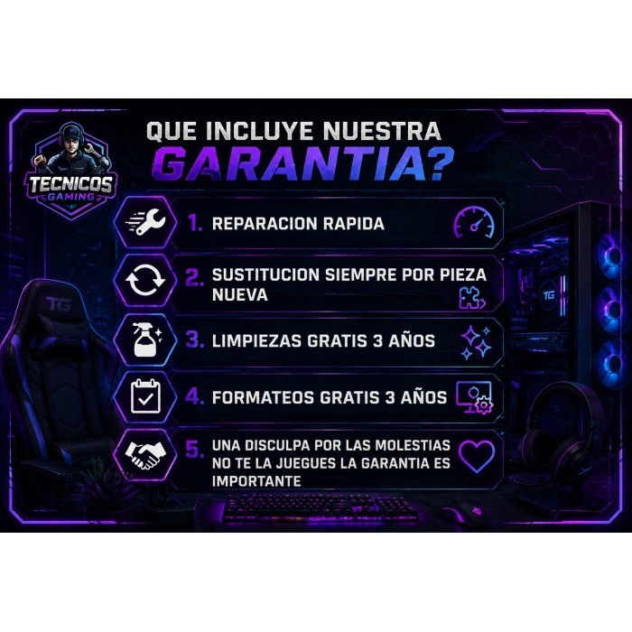 (14) Ordenador Gaming R7 7800X3D - 32 RAM 2x16 - NVM 1TB - RTX 5070 - + Windows 11