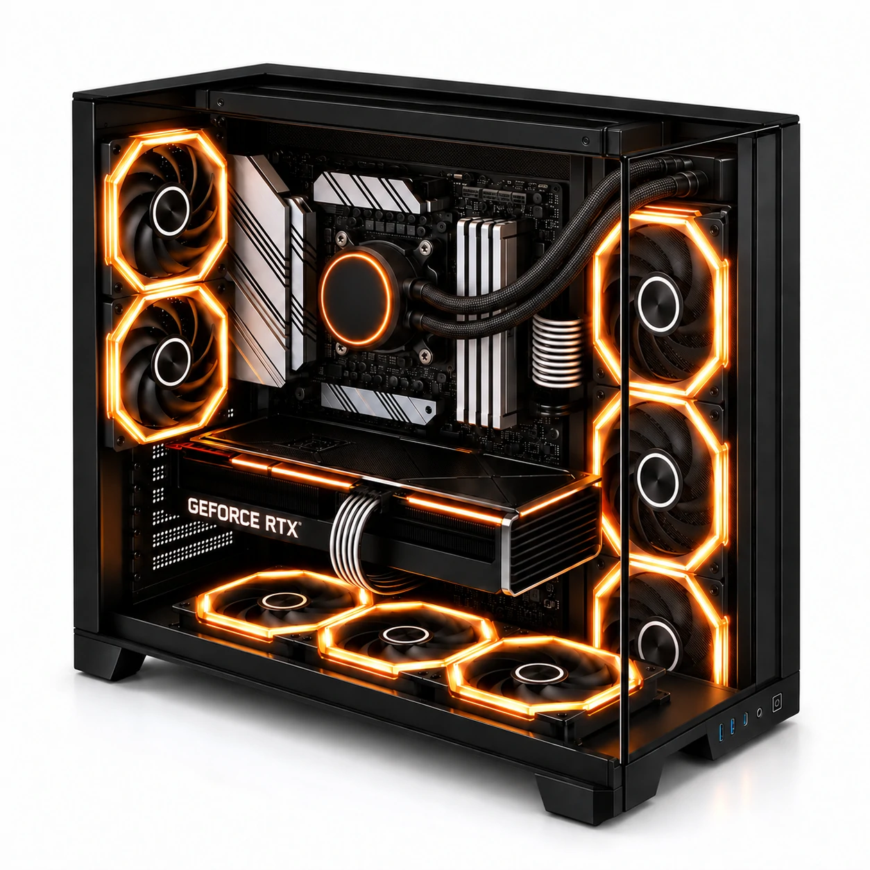 (36) Ordenador Gaming Intel Core i7-14700KF | 32 GB RAM | SSD M.2 2 TB | RTX 5080 | Windows 11 Pro