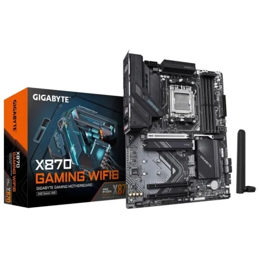 Placa Base GIGABYTE X870 GAMING WIFI6 | AM5 | DDR5 | Wi-Fi 6 | USB4