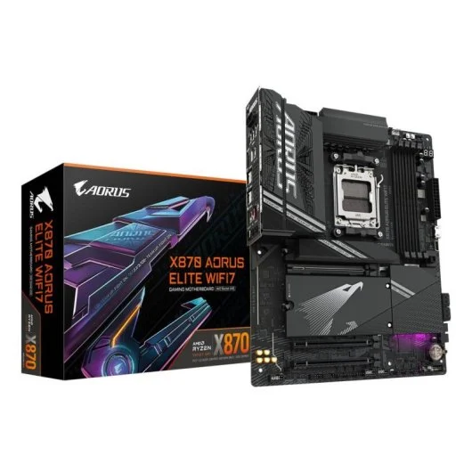 Placa Base GIGABYTE X870 AORUS ELITE WIFI7 | AM5 | DDR5 | Wi-Fi 7 | PCIe 5.0