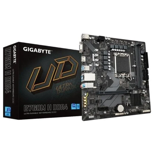 Placa Base GIGABYTE B760M H DDR4 Rev. 1.0 | LGA1700 | DDR4 | micro ATX
