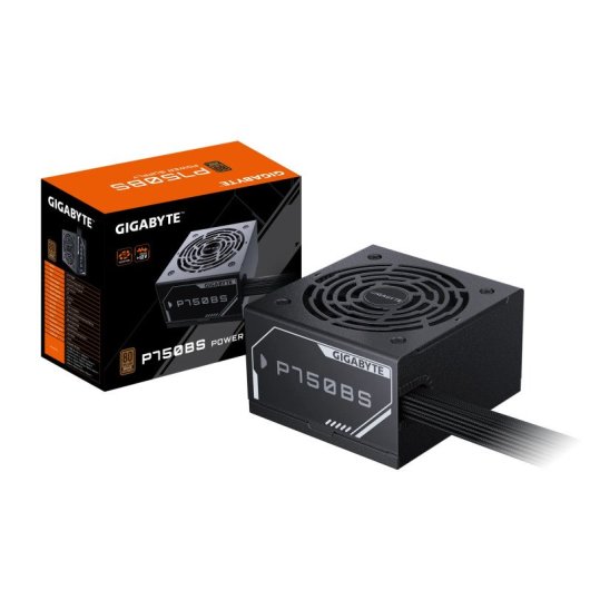 Fuente de Alimentación GIGABYTE P750BS 750W | 80 PLUS Bronze | 120 mm FDB | Negro
