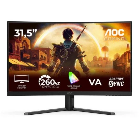 Monitor Gaming AOC C32G42ZE 31.5" Curvo | Full HD VA | 260Hz OC | 0,3ms | HDR10