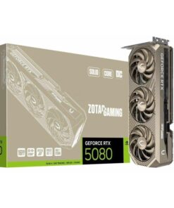 Tarjeta Gráfica Zotac Gaming GeForce RTX 5080 SOLID CORE OC 16GB GDDR7 Reflex 2 RTX AI DLSS4.5