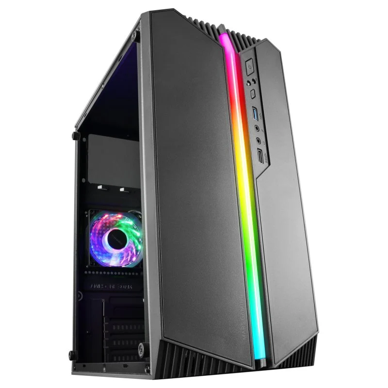 Caja Gaming Mars Gaming MC-S1 Black | ARGB | Micro-ATX