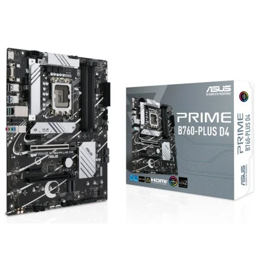 Placa Base ASUS PRIME B760-PLUS D4 | LGA1700 | DDR4 | PCIe 5.0 | ATX
