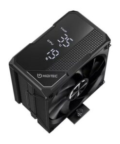 Disipador CPU Hiditec DC20 PRO | Pantalla Digital RGB | 120 mm PWM | 6 Heatpipes | 240 W