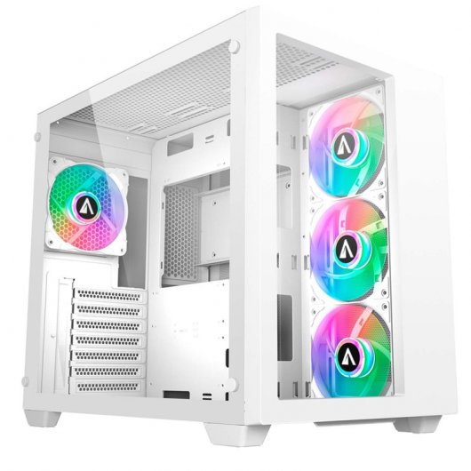 Caja Gaming Abysm Danube Sava 285 BX203 Blanca ARGB – AB128513