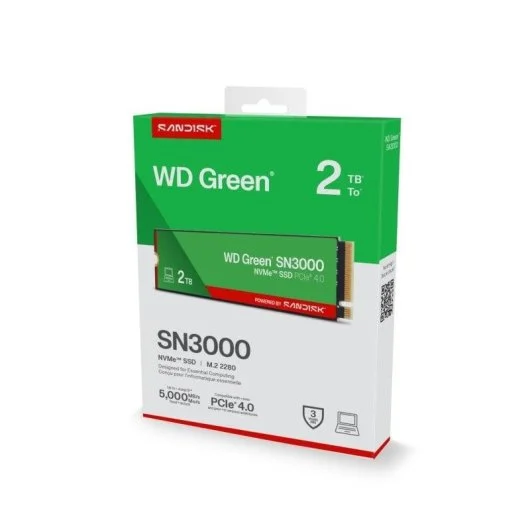 SSD WD Green SN3000 NVMe de 2 TB