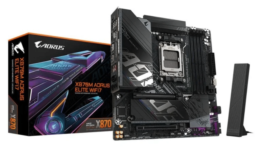Placa Base Gigabyte X870M AORUS ELITE WIFI7 AM5 DDR5 Micro-ATX