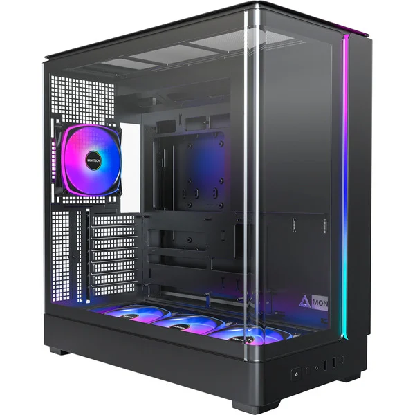 Caja MONTECH KING 45 PRO Black | ATX | Cristal Panorámico | 4x120mm ARGB PWM