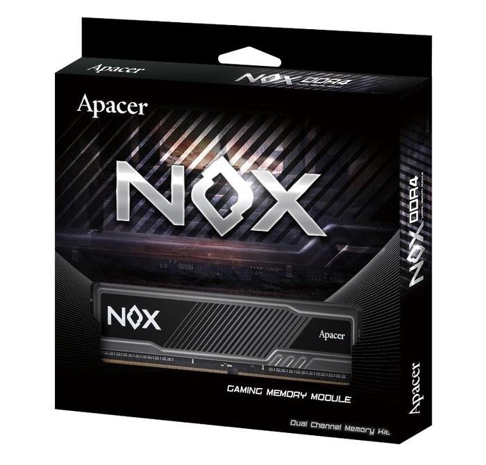 Memoria RAM Apacer NOX DDR4 16GB 3200MHz CL16 Kit 2x8GB Negro