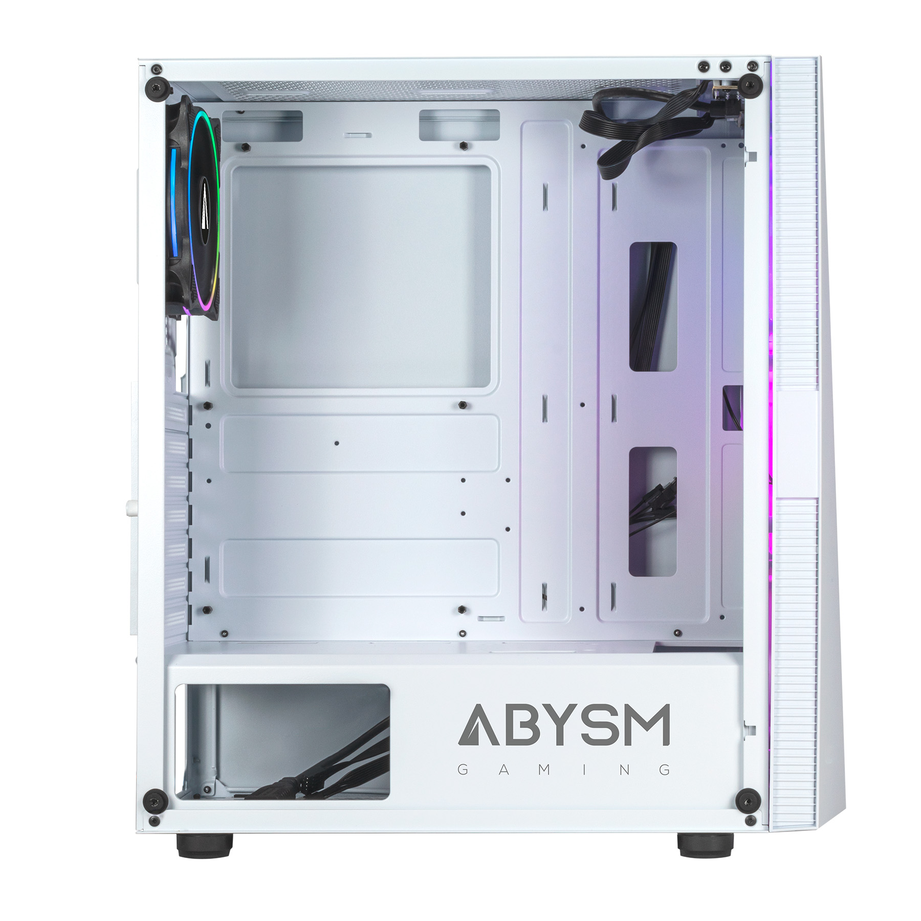 Caja ABYSM DANUBE KOLPA White | ATX | Cristal Templado | ARGB | Radiador 360mm - Imagen 3