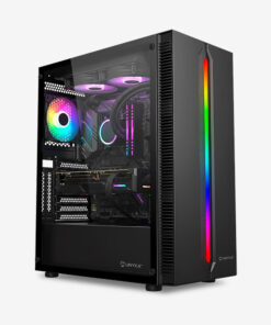 Caja Gaming UNYKAch Armor Lumina 205 Black | ARGB | Cristal Templado | ATX