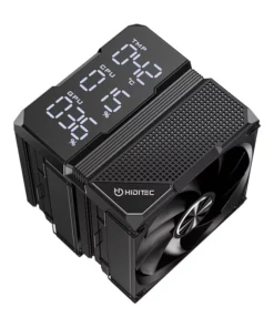 Disipador CPU Hiditec DC40 PRO | Doble Torre | Display RGB | 2x120 mm PWM | 270 W