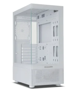 Alternative view of Nox Hummer Vision Midi Tower Cristal Templado USB 3.0 Blanca